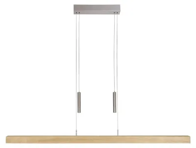 Produktbild von Leonora LED Balkenlampe mit Unterlicht Asteiche natur 121cm