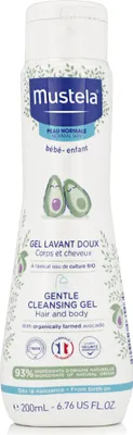Immagine prodotto di Mustela Bébé Gel detergente delicato per capelli e corpo 200 ml