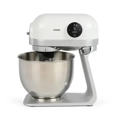 Image de Robot pâtissier multifonction 5l 1200w blanc - Livoo - DOP234 -