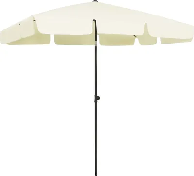 Immagine prodotto di The Living Store Ombrellone sabbia giallo 200x125 cm