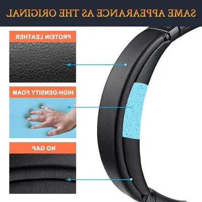 Zdjęcie produktu dla Zapasowa opaska i poduszki do słuchawek Sony WH-1000XM3, łatwa instalacja, komfortowe i trwałe