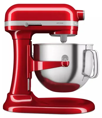 Image de KitchenAid 5KSM70SHXECA Robot mixer 375 W Gris, Rouge, Acier inoxydable