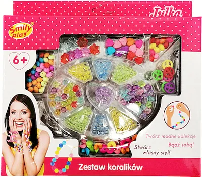 Zdjęcie produktu dla Zestaw koralików drewnianych dla dzieci SP83790 AN01