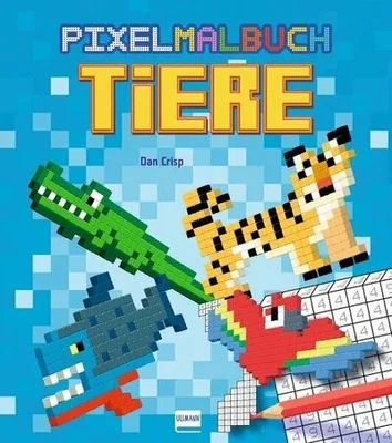 Immagine prodotto di Libro da colorare pixelato Animali