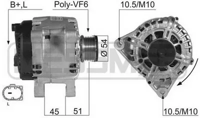 Immagine prodotto di Alternatore 120A