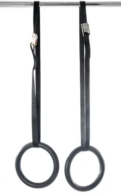 Immagine prodotto di Set di anelli da ginnastica Kawanyo - nero