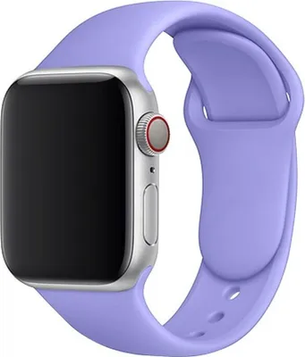 Produktbild von BStrap Soft Silicone Armband für Apple Watch 42/44/45mm, Light Purple