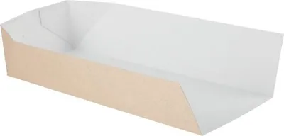 Obrázok produktu pre Kompostovateľná bagetová krabica s otvorenou stranou 25 cm (500 kusov)