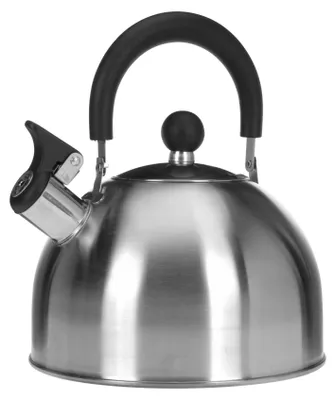 Produktbild von Excellent Houseware-Clasico Teekanne, Edelstahl, 19x12 cm, silber/schwarz