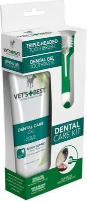 Zdjęcie produktu dla Vet's Best Dental gel + kartáček sada Adult