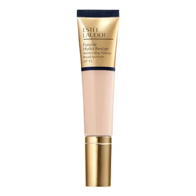 A product shot of a tube of Estee Lauder foundation.
