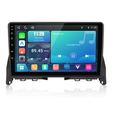Produktbild von Hexinex 9" Linux System Plug & Play Autoradio Carplay Für Mercedes Benz C-Klasse W204 S204 WIFI Bluetooth SWC FM RDS DSP 2DIN