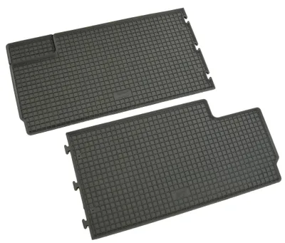Rigum Gummi Fußmatten für Renault Trafic 3, Mod. Bj. 2014-, 2-teilig, schwarz