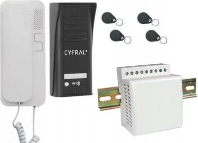 Produktbild von Intercom Cyfral Cosmo 1-Tenant Black