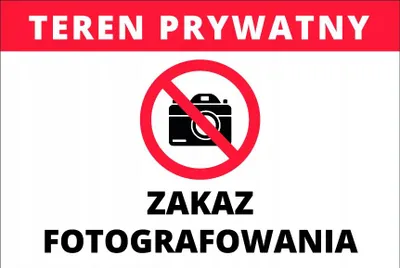 Produktbild von Tafel Fotografierverbot 20x30 cm PVC T022