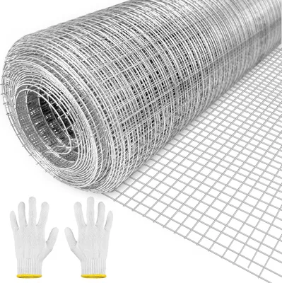 Obrázek produktu pro Drátěné pletivo, pozinkované, rozměry 40 cm x 5 m, velikost očka 6 mm, vhodné pro zahrady a oplocení pro zvířata