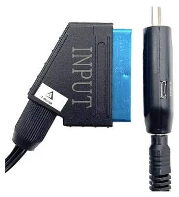 Obrázok produktu pre Prevodník SCART na HDMI Adaptér SCART na HDMI video audio pre DVD prehrávač