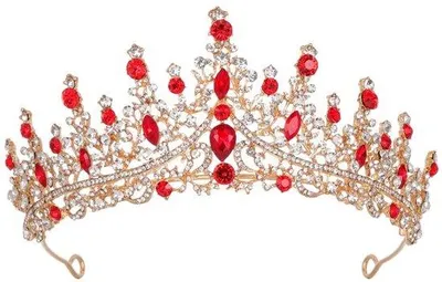 Zdjęcie produktu dla Tiara "Haarkroon" - Kryształ/Strass - Opaska - Korona - Biżuteria - Idealna na wesele/urodziny