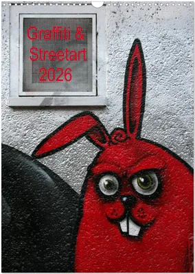 Produktbild von Graffiti & Streetart 2026 (Wandkalender 2026 DIN A3 hoch), CALVENDO Monatskalender