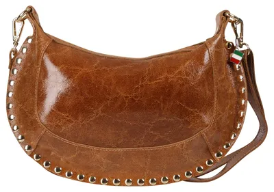 Zdjęcie produktu dla Torba damska Florence, torba na ramię, skórzana, jasnobrązowa, wymiary 6 x 32 x 20 cm, OTF196C5