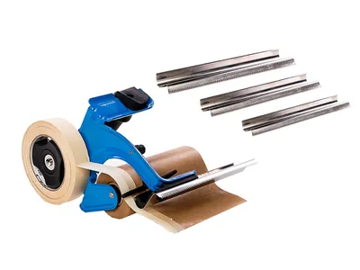 Produktbild von ASKON Abdeckroller - Set mit 3 verschiedenen Größen Abreißklingen - Handabdeckroller - Handmasker - Abdecken - Handlicher Abdeckroller für Abdeckpapier und Klebeband - Abroller für Abdeckpapier…