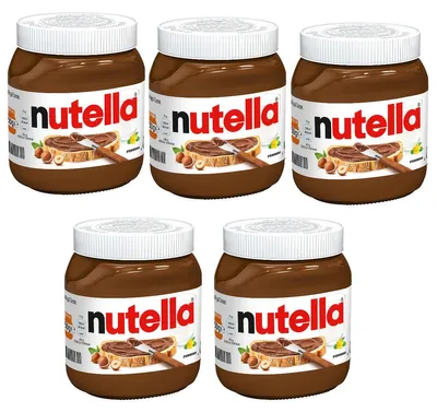Zdjęcie produktu dla Nutella orzech laskowy krem nugatowy orzechowo-czekoladowy 450g 5-pak