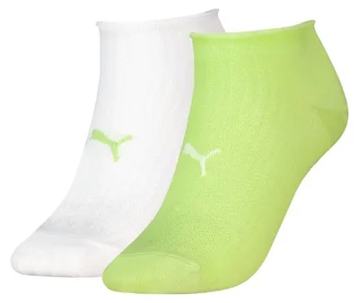 Produktbild von Damen Sneakersocken aus weicher Baumwolle - Lemon Grass - White - 35-38 - 2 Paar