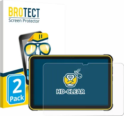 Produktbild von 2x Für Ulefone RugKing Pad 2 Pro Schutzfolie BROTECT Displayschutz Display Schutz Folie Klar Transparent