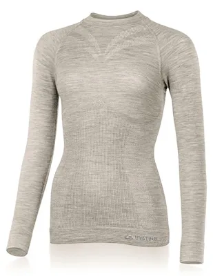 Produktbild von MATALA Damen Merino nahtloses Langarmshirt