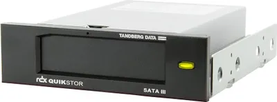 Produktbild von Overland-Tandberg O-T Internes RDX Laufwerk, schwarz, SATA III Schnittstelle (5,25" Blende), Speicherlaufwerk, RDX-Kartusche, Serial ATA III, RDX, 5,25" Halbe Höhe, 15 ms