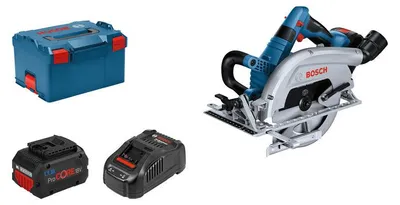 Produktbild von Akku-Kreissäge GKS 18V-70 L, 2 x Akku ProCORE18V 5.5Ah in L-BOXX
