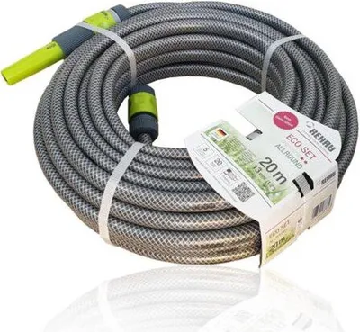 Produktbild von Unyqoos® Gartenschlauch Allround – 18-adrige Diagonalverstärkung, druckfest & flexibel, temperaturbeständig -20 °C bis +60 °C, kritischer Druck 20 bar