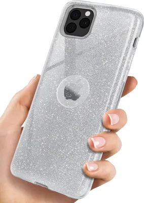 Produktbild von GLITTER-Case für iPhone 11 Pro, Farbe:Sparkle - Silver