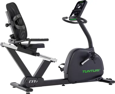 Produktbild von Tunturi Signature E60 Liegefahrrad - Fitnessgerät mit tiefem Einstieg - Ergonomisch anpassbar - 48 Programme - Transportrollen