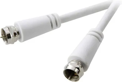 Produktbild von SpeaKa Professional SAT Anschlusskabel [1x F-Stecker - 1x F-Stecker] 10.00 m 75 dB Weiß
