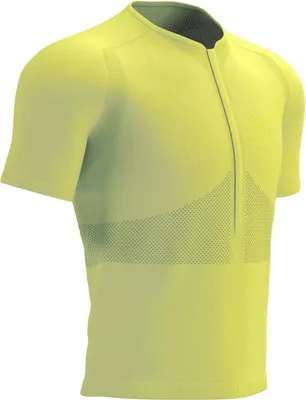 Productafbeelding van Compressport Trail Halflange Rits Sporttop met Korte Mouwen. (Hardloopshirt met korte mouwen.)