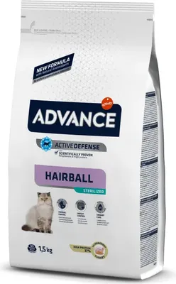 Produktbild von ADVANCE Hairball Sterilised - Trockenfutter für sterilisierte Katzen 10kg