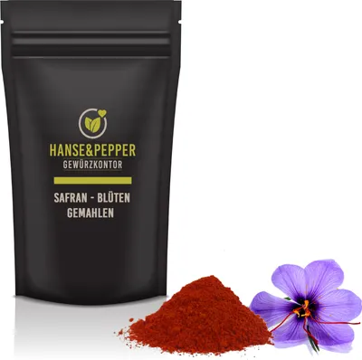 Produktbild von 5g Safran Pulver gemahlen neue Ernte Saffron Sargol natürlich in Spitzenqualität - Gourmet Serie