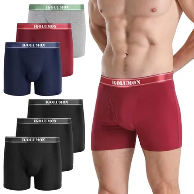 Obrázok produktu pre Pánske boxerky z bambusu (balenie 6 kusov)