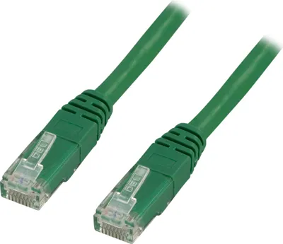 Image de DELTACO U/UTP Cat6 patchcable 5m, grön