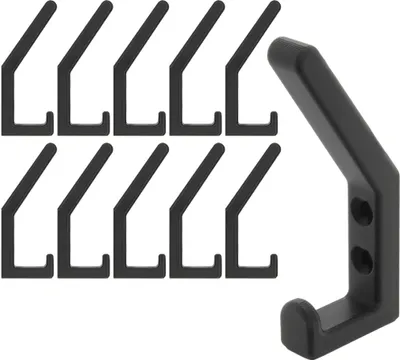 Produktbild von 10x Kleiderhaken Garderobenhaken Wandhaken Huthaken Mantelhaken Haken Universal
