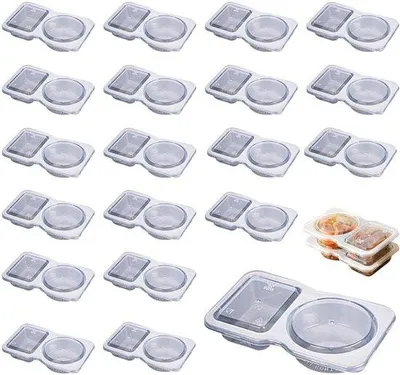 Obrázok produktu pre Ibenzoa® Sada 12 kusov nádob na uchovávanie potravín, opakovane použiteľné plastové boxy, vzduchotesné a protiúnikové, bez BPA, vhodné do mikrovlnnej rúry, mrazničky a umývačky riadu