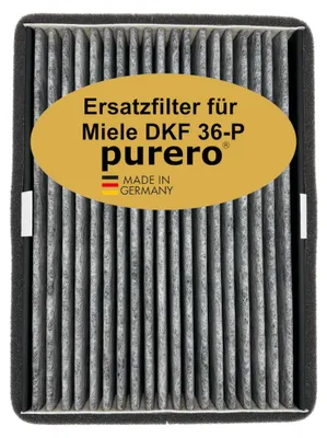 Aktivkohlefilter für Miele DKF 36-P, 1 Stück, 28,5x21,5x4 cm