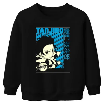 Imagen del producto de Sudadera uni para niños, diseño de espada Kimetsu no Yaiba, estilo anime, ideal como regalo, color , talla 116