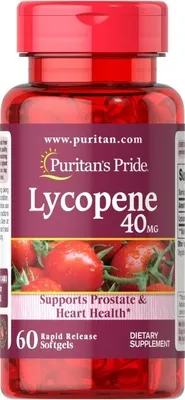 Produktbild von Lycopin 40 mg 60 Weichkapseln mit schneller Freisetzung Puritans Pride