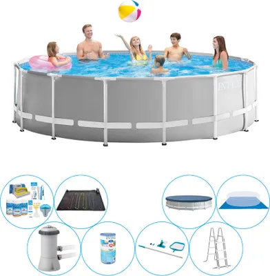 Zdjęcie produktu dla Zestaw basenowy - Intex Prism Frame Round 457x122 cm