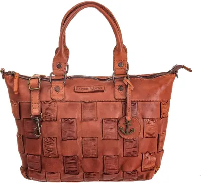 Produktbild von Harbour 2nd NL.11154 New Lines Philine Leder Shopper Cognac