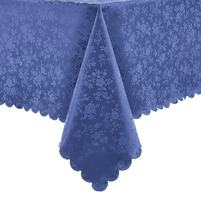 Produktbild von Wachstischdecke abwaschbar wasserdicht 140x240 cm Dunkelblau Polyurethan 350GSM
