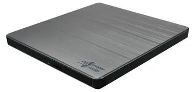 Produktbild von Hitachi-LG Slim Portable DVD-Brenner, Silber, Ablage, Desktop / Laptop, DVD±RW, USB 2.0, 60000 h