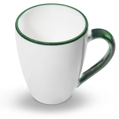Produktbild von Gmundner Keramik Grüner Rand Frühstücksbecher 0,3 ltr.
